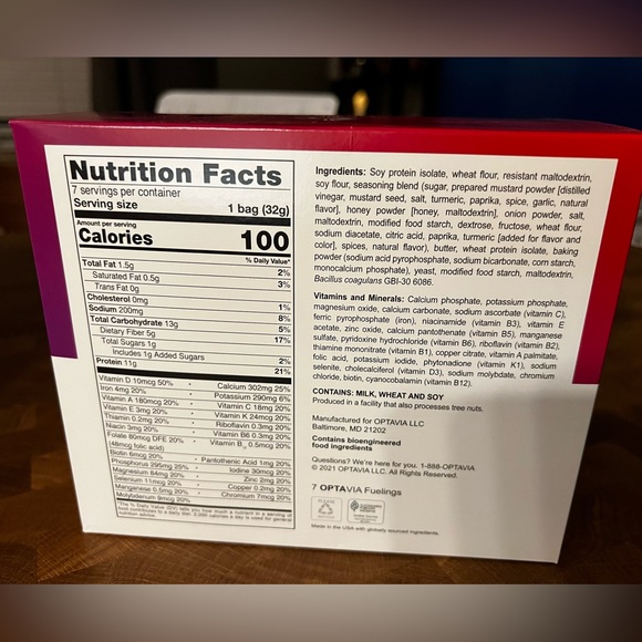 optavia Other Optavia Fuelings Honey Mustard Onion Sticks Poshmark